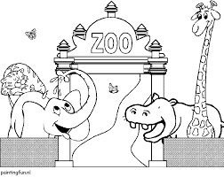 Een Dagje Naar De Dierentuin Zoo Coloring Pages Zoo Animal Coloring Pages Animal Coloring Pages
