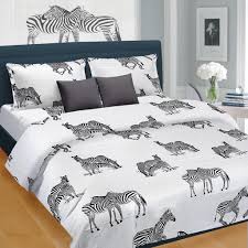 Black And White Bed Sheets Online India Zebra Animal Pattern Double Bedsheet Buy Designer Single Double Bed Sheets Online At Best Low Prices In I Luxury Bedding Luxury Bedding Sets Bedroom Design