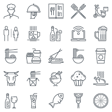 Restaurant Icon Set 25 Icons Restaurant Icon Icon Set Icon
