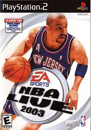 Nba Live 2003 Playstation 2 On The Cover Jason Kidd New Jersey Nets Nba Live Nba Basketball