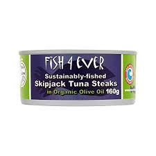 Fish 4 Ever Skipjack Tuna Steaks In Olive Oil 160g Tuna Steaks Tuna Steak