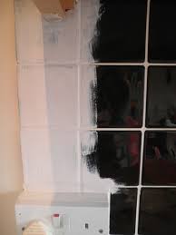 How to paint over old ceramic kitchen tile. Black Painted Tile Floor Novocom Top