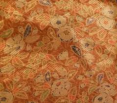 Maybe you would like to learn more about one of these? Vintage Mid Century Kimono Silk Fabric Floral Print On Wave Weave Beautiful Textiles
