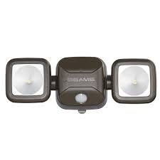 Mr Beams Outdoor 600 Lumen High Performance Battery Powered Motion Activated Integrated Led Security Light Brown 2 Pack Mb3100 Brn 02 The Home Depot In 2021 Security Lights Mr Beams Security Spotlight