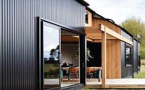 The Black Metal Trend Is Not Just For Interior But Also Exteriors Image House Cladding Metal Building Homes Building A House