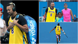 Nick kyrgios's withdrawal from the atp rotterdam open appears to have been for nothing after the australian tennis star was not named to play in the nba's celebrity game during. Video El Emocionante Homenaje De Kyrgios A Kobe Bryant En Su Partido Contra Nadal