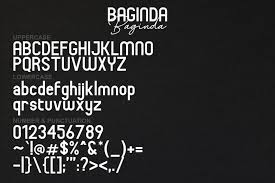 Téléchargez la police baginda avec productype. Baginda Font Duo Befonts Com