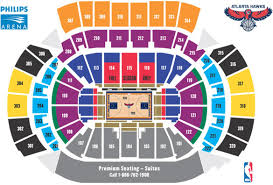 Philip Arena Seating Chart Elcho Table