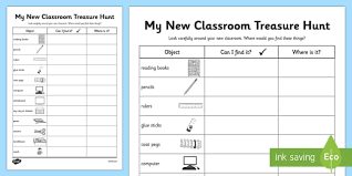 Classroom Hunt First Day Back Primary Resources