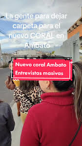 Nuevo Coral en Ambato