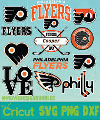 Vector logos for flutter in uniform sizes and layouts in the standard svg file format. Philadelphia Flyers Nhl Bundle Logo Svg Png Dxf Movie Design Bundles
