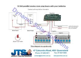 The following wiring diagram shows that the two 12v, 10a, 120w solar panels connected in parallel will charge the. Jamies 12 Volt Camper Wiring Diagrams