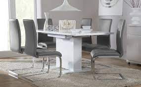 Osaka White High Gloss Extending Dining Table Ikea Dining Table Ikea Dining High Gloss Dining Room