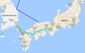 Our osaka map key for each pin is blue: How To Take The Ferry From Korea To Japan 4corners7seas