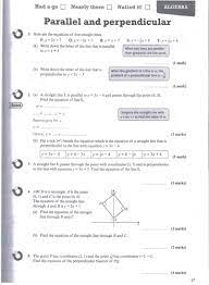 Now i have the equation of the perpendicular. Gcse Maths Equations Of Parallel And Perpendicular Lines Teaching Resources