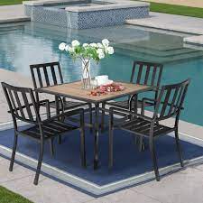 We did not find results for: Mf Studio 5pcs Outdoor Patio Dining Set Outdoor Furniture 37 Inches Square Bistro Table And 4 Backyard Garden Chairs Umbrella Hole 1 57 Inches Walmart Com Walmart Com