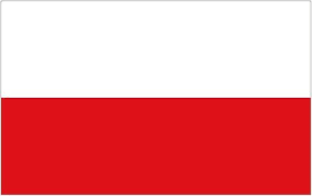 The flag of poland is a rectangular, divided into two stripes: Poland National Flagge Amazon De Alle Produkte
