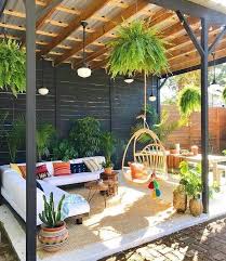Indigo Blackbangtan Di 2020 Pertamanan Belakang Rumah Pergola Patio Patio