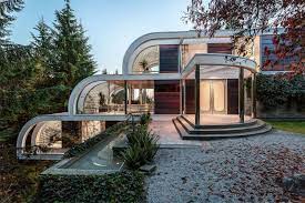 Living spaces are on the middle level with bedrooms above and below. Photos Iconic Bc Eppich House 2 Mansion On The Market For Over 16m