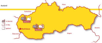 Tripadvisors slowakei karte mit hotels, pensionen und hostels: Atomkraft In Der Slowakei