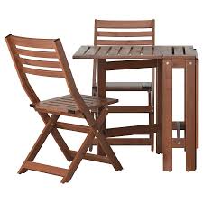 Ikea Applaro Table And 2 Folding Chairs Outdoor Outdoor Tables And Chairs Small Balcony Decor Ikea Outdoor Furniture