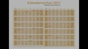 Click here for the german kalenderwochen 2021. Kalenderwochen 2021 Kalender 2021 Youtube
