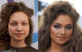 after photos that shows the power of makeup