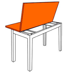Mesa de cocina pop, ideal para espacios reducidos. Tipos De Apertura De Mesas De Cocina Blog Dekogar