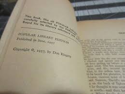 Swamp Fire by Don Kingery, 1st Popular Library PB