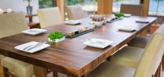 No matter what shape your table is, leave at least 30 inches (76cm) between the edge of the table and an obstruction (wall or here a rectangular dining table for 6 sits in an 11ft x 14ft 6inches dining room. Extra Wide Dining Table Google Search Extending Table Dining Table Extendable Dining Table