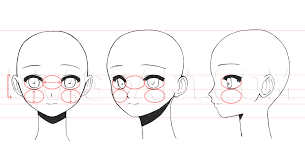 To finish the line drawing add all of the smaller details. How To Draw Anime Girl Faces Step By Step Drawing Guide By Desi Bell Dragoart Com