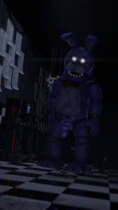 3d animatronic animatronics blurred background blurry background  bonnie (fnaf) creepy exposed penis five nights at freddy's glowing eyes  male male only original design portrait robot robot humanoid robot joints