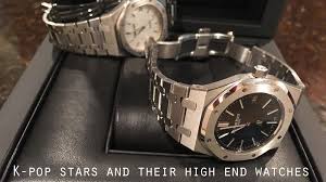Chiếc đồng hồ rolex air king chrome hearts với bộ dây đeo đặc biệt có mức giá 8,250 usd (~190 triệu đồng). K Pop Stars And Their High End Watches