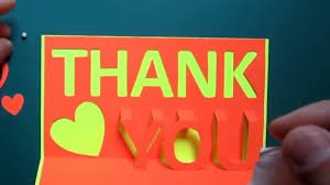 Thank you for all those who had already subscribed my channel which reached 1000! How To Make Simple Thank You Popup Card Youtube