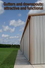 Length is easy for transport and installation. Rain Gutters For Metal Buildings Part 1 Metal Rain Gutters