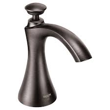 A style for everyone · voice activation · easy to install Moen S3946bls Soap Or Lotion Dispenser Black Stainless