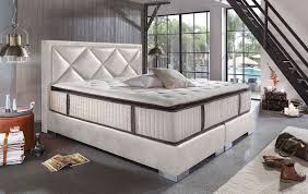 Boxspringbett Joker Deluxe Weiss Box Spring Bed Contemporary Furniture Stores Bed Springs