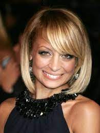 2012 Short Bob Hairstyles With Side Swept Bangs Short Bob Hairstyles Blonde Celebrity Hair Blonde Bob Haircut
