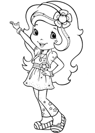 Orange Blossom Coloring Page Strawberry Shortcake Coloring Pages Disney Coloring Pages Coloring Books