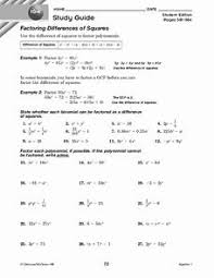 Worksheet will open in a new window. Factoring Difference Of Squares Worksheet Awesome Factoring Differences Of Squares Worksheet For 9th Grade Chemistry Worksheets Worksheets Triangle Worksheet