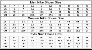 28 Unbiased Nike Conversion Chart