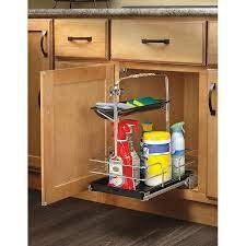 Maybe you would like to learn more about one of these? Rev A Shelf 11 25 In W X 19 5 In H 1 Tier Metal Cleaning Caddy In The Cabinet Organizers Department At Lowes Com