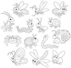 Insectes Disegni Da Colorare Immagini Burattini Di Carta