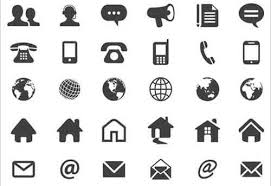 Black And White Contacts Icon 23 Free Contact Icons Useful For Website Design Flat Icon Free Flat Icon Business Card Icons