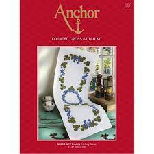 Free returns are available for the shipping address you chose. Buy Anchor Counted Cross Stitch Kit Table Runner Hepatica Ring Diy 29 09