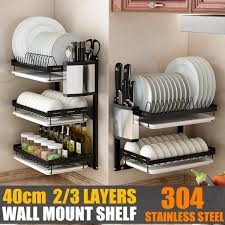 Get the best deals on stainless steel spice racks. 304 Stainless Steel Kitchen Shelf Rack Adjustable Kitchen Plate Dish Storage Holders Black Buy Online At Best Prices In Bangladesh Daraz Com Bd