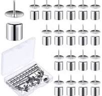 Amazon.com: Chinco 25 Sets Magnetic Thumbtacks Pushpin Magnet Push Pin  Tacks Poster Hanger Photo Corners for Walls Bulletin Boards : Office  Products