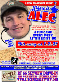 🥸🥸WHO'S READY TO PLAY A GAME???🥸🥸 Have you seen Alec anywhere around???  We're hoping you can help us find him every week to get yourself some cool  prizes from the Rt 66
