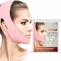 ParaFaciem Reusable V Line Mask Facial Slimming Strap Double Chin Reducer  Chin Up Mask Face Lifting Belt V Shaped Slimming Face Mask : Baby