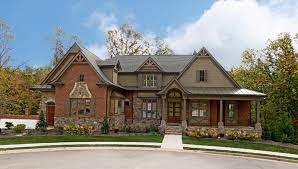 Tudor style houses feature striking decorative timbers as their signature ident. Montelle Tudor Ranch Home Plan 056d 0038 House Plans And More